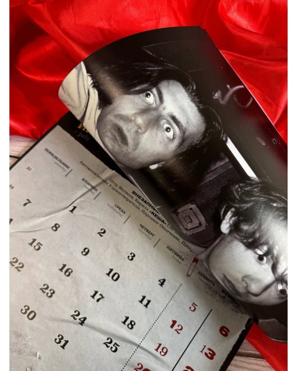 Русский панк. Андрей "Свин" Панов, Егор Летов, Александр "Рикошет" Аксёнов, Алекс Оголтелый, Евгений "Ай" Фёдоров, Янка Дягилева и другие. Календарь на 2025 год