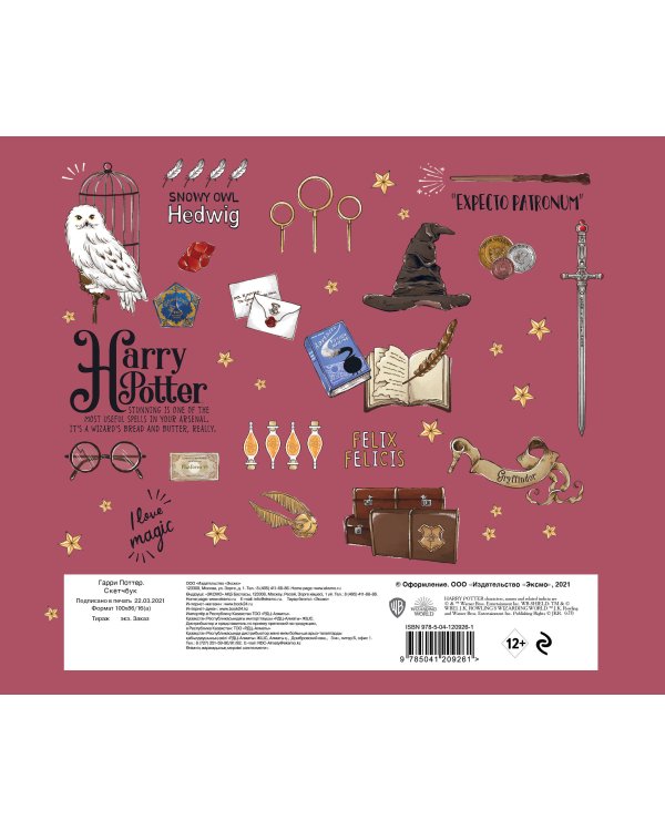 Скетчбук. Гарри Поттер. Коллекция «Cute kids» (твердый переплет, 96 стр., 240х200 мм)