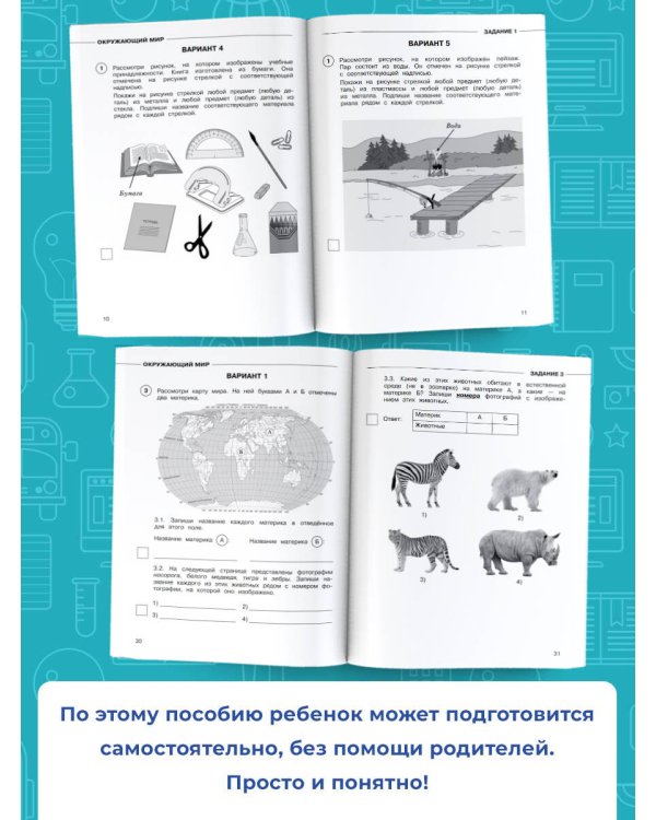 Окружающий мир. Суперсборник для подготовки к Всероссийским проверочным работам. 4 класс
