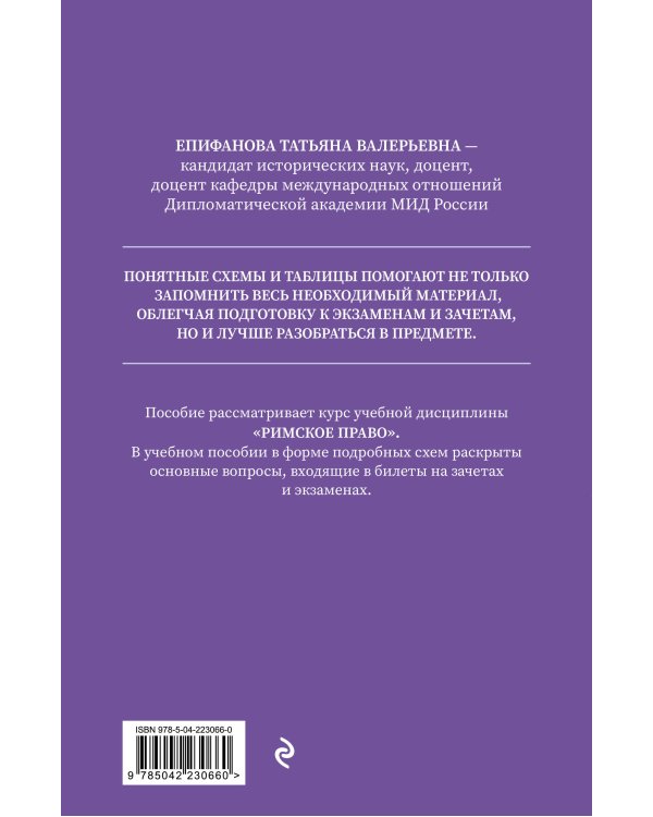 Римское право в схемах. Учебное пособие