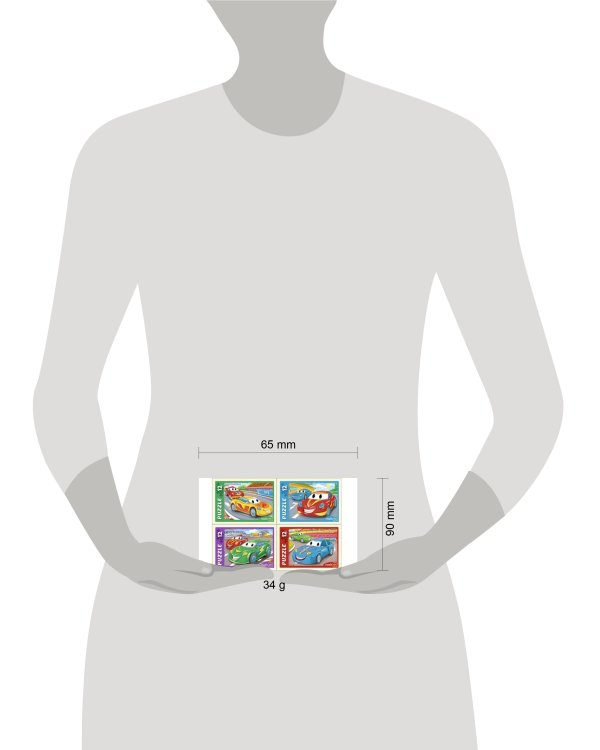 ПАЗЛЫ 12 элементов. ГОНОЧНЫЕ ТАЧКИ (Арт. П12-6834) кратно 32