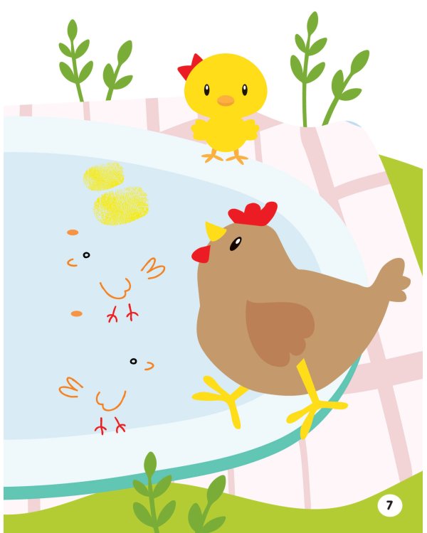 Животные. Рисуем пальчиками. Раскраска с заданиями