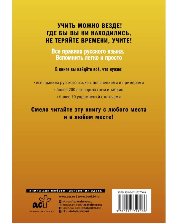 Все правила русского языка. Вспомнить легко и просто