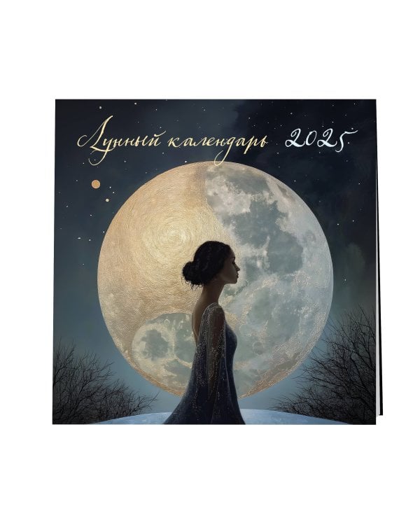 Лунный календарь на 2025 год. Календарь настенный на 2025 год (300х300)
