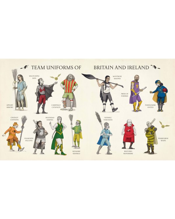 Quidditch Through the Ages - Illustrated Edition (J. K. Rowling) Квиддич сквозь века - иллюстр. издание (Джоан Роулинг) / Книги на английском языке