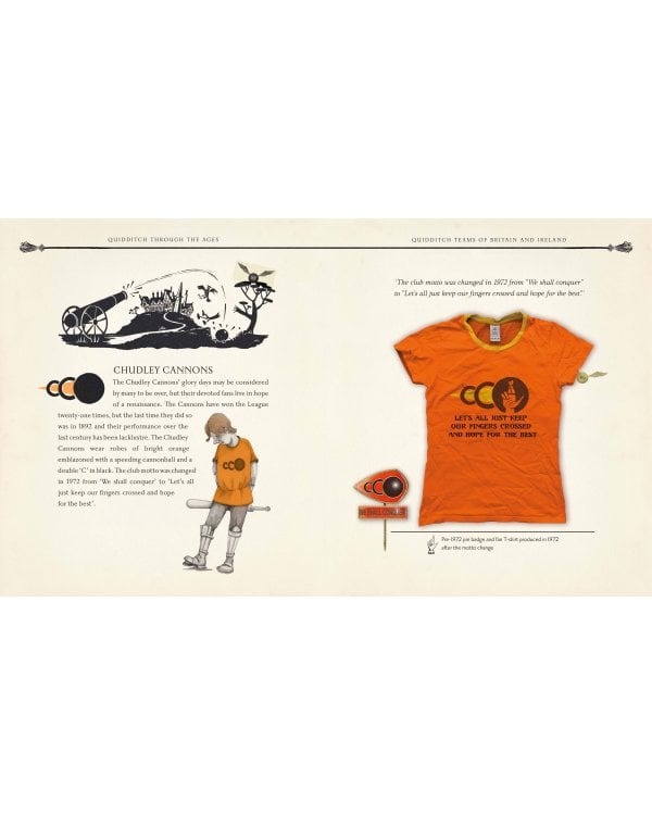 Quidditch Through the Ages - Illustrated Edition (J. K. Rowling) Квиддич сквозь века - иллюстр. издание (Джоан Роулинг) / Книги на английском языке