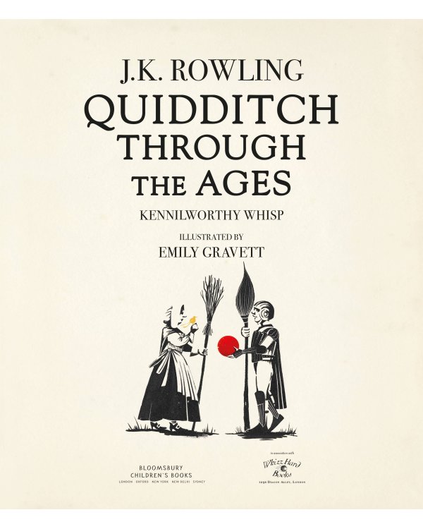 Quidditch Through the Ages - Illustrated Edition (J. K. Rowling) Квиддич сквозь века - иллюстр. издание (Джоан Роулинг) / Книги на английском языке