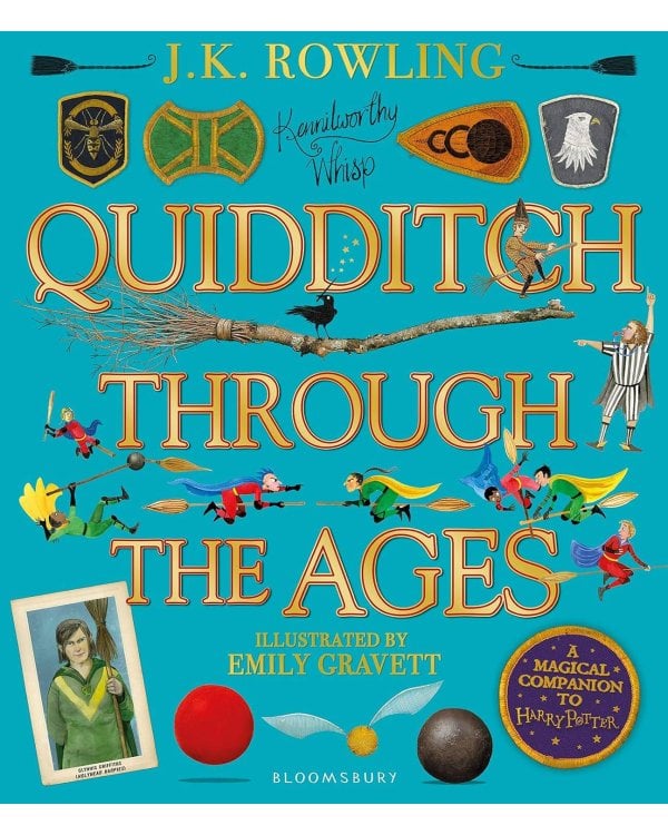 Quidditch Through the Ages - Illustrated Edition (J. K. Rowling) Квиддич сквозь века - иллюстр. издание (Джоан Роулинг) / Книги на английском языке