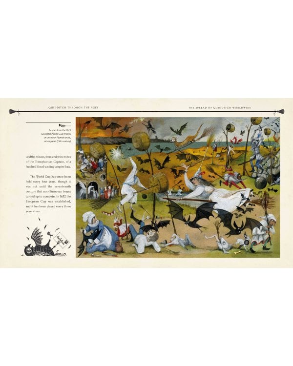 Quidditch Through the Ages - Illustrated Edition (J. K. Rowling) Квиддич сквозь века - иллюстр. издание (Джоан Роулинг) / Книги на английском языке