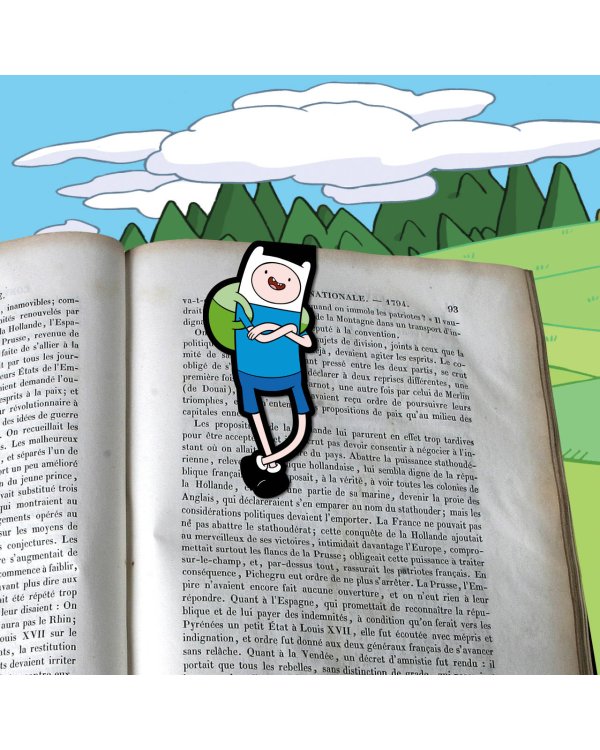 Фигурная магнитная закладка. Финн