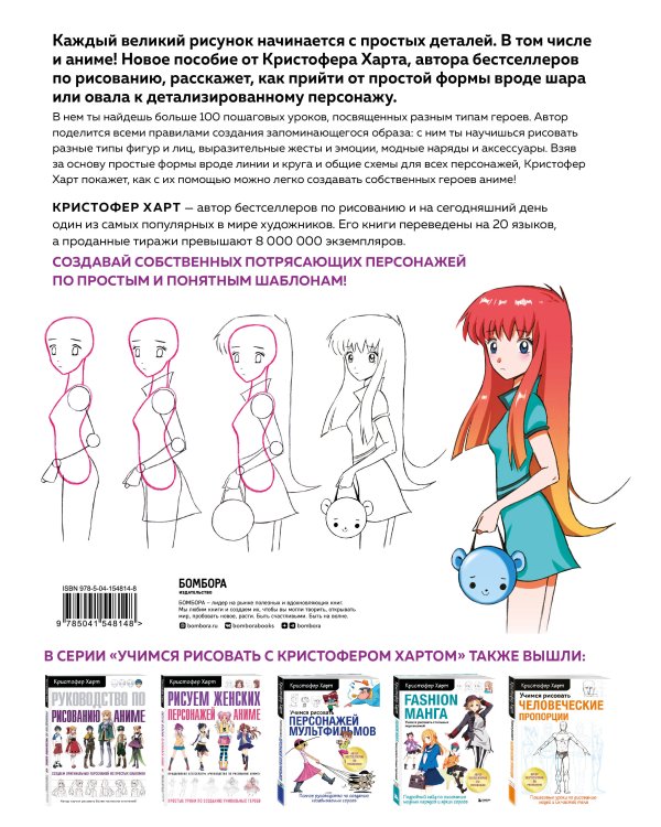 Учимся рисовать аниме по простым шаблонам. Руководство по созданию персонажей в любимом жанре