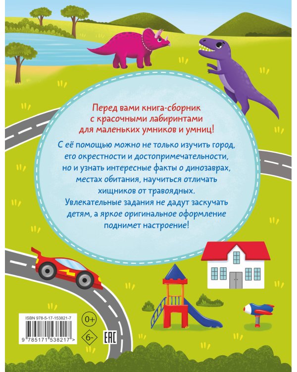 Большая книга лабиринтов для самых любознательных (3+)