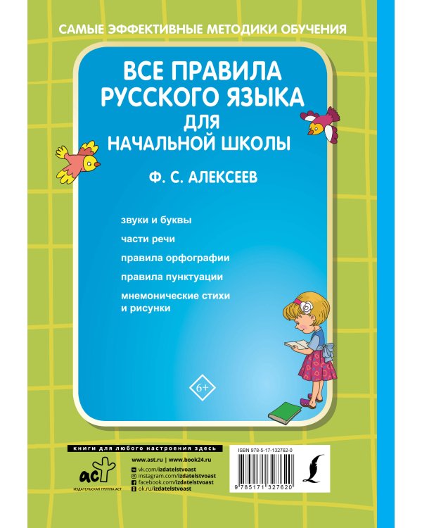 Все правила русского языка для начальной школы