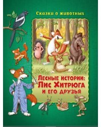 Сказки о животных. Лесные истории: Лис Хитрюга и его друзья Развивающая книга