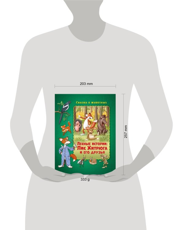 Сказки о животных. Лесные истории: Лис Хитрюга и его друзья Развивающая книга