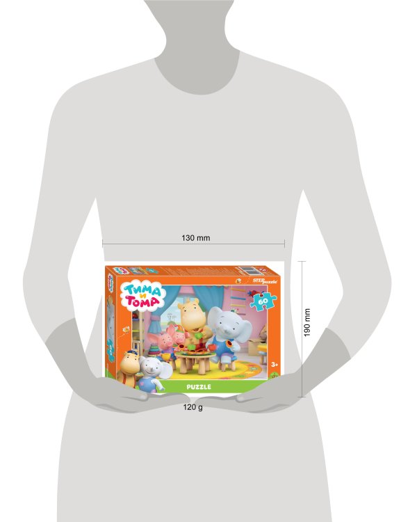 Мозаика "puzzle" 60 "Тима и Тома" (Мармелад Медиа)