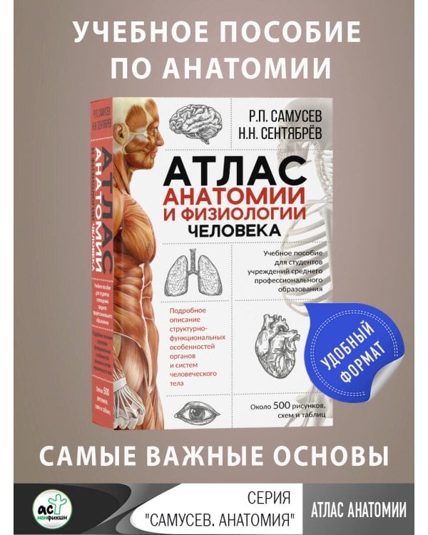 Атлас анатомии и физиологии человека. Учебное пособие для студентов учреждений среднего профессионального образования