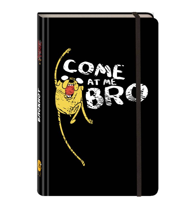 Блокнот "Джейк. Come at me, bro" (с резинкой)