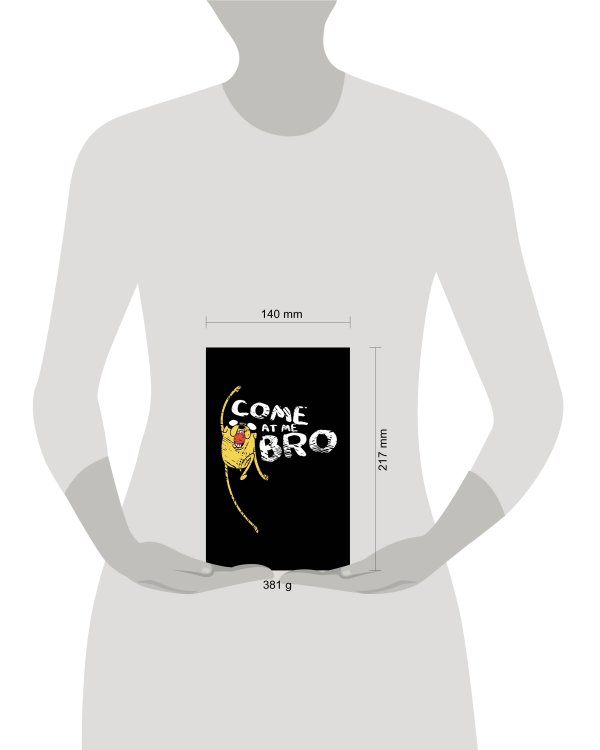 Блокнот "Джейк. Come at me, bro" (с резинкой)