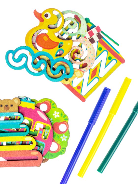 Линейки-трафареты, Детское ассорти, 120208