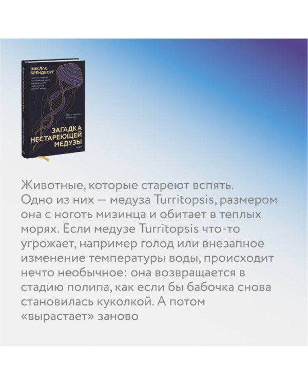 Загадка нестареющей медузы. Секреты природы и достижения науки, которые помогут приблизиться к вечной жизни