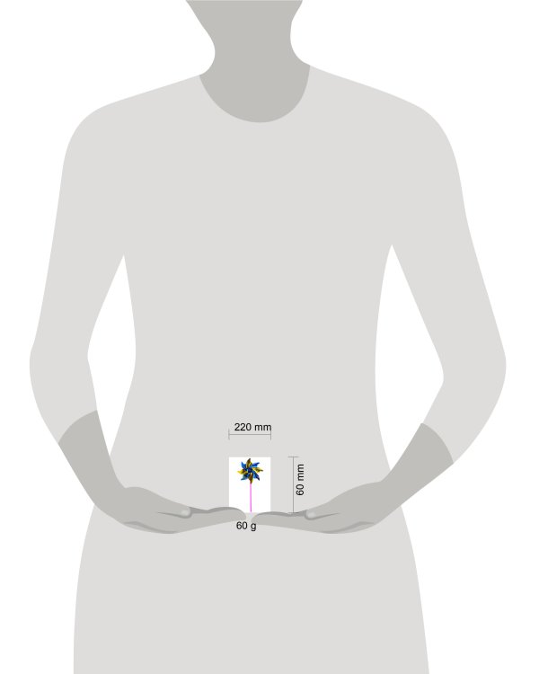 Серия Веселые забавы: Ветерок (28 см) 1 цветок (в пакете) (Арт. AN02813)