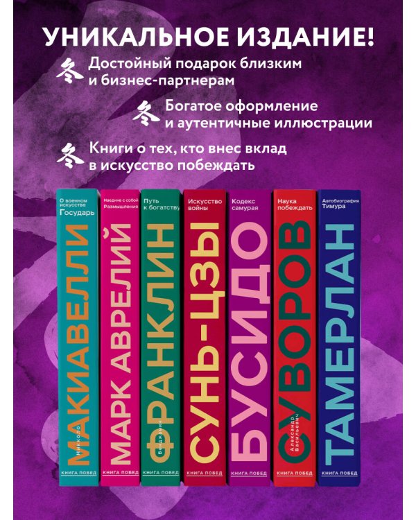 Кодекс самурая. Хагакурэ Бусидо. Книга Пяти Колец. Коллекционное издание (уникальная технология с эффектом закрашенного обреза)