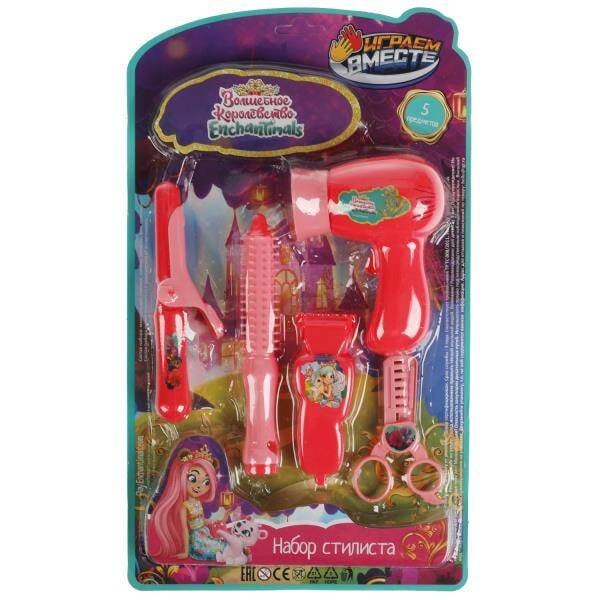 Набор стилиста ЭНЧАНТИМАЛС блист.20*37*4,5см ИГРАЕМ ВМЕСТЕ в кор.2*72шт