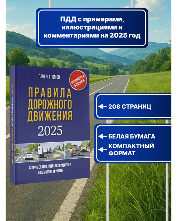 Правила дорожного движения с примерами, иллюстрациями и комментариями на 2025 год