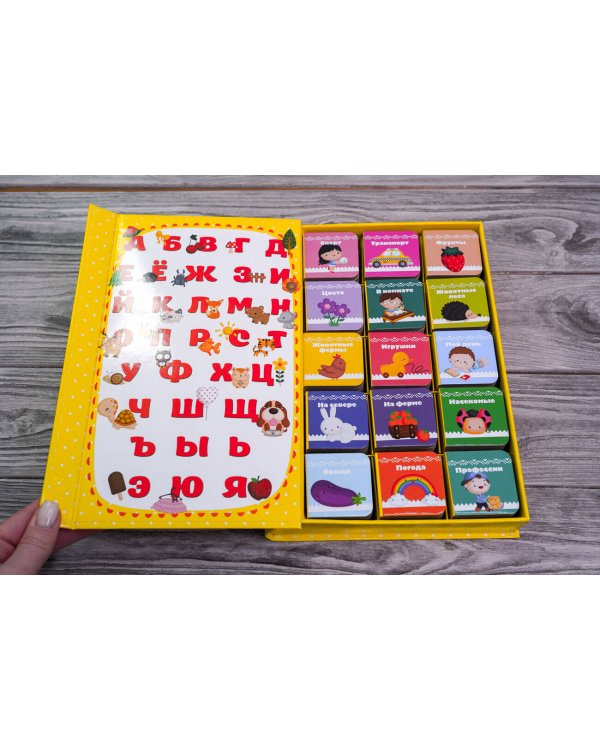 Большой подарок для развития речи. 15 книжек-кубиков!