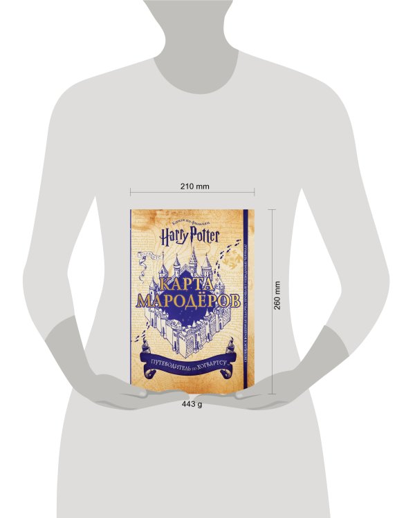 Гарри Поттер. Карта Мародёров (с волшебной палочкой)