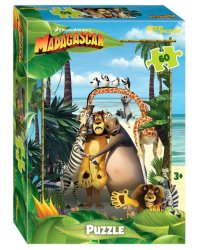 Мозаика "puzzle" 60 "Мадагаскар - 3" (DreamWorks, Мульти)