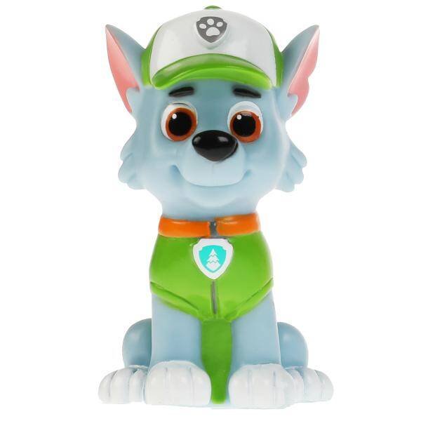 Игрушка пластизоль для ванны"Щенячий патруль"рокки ,1шт, сетка щенячий патруль"КАПИТОШКА"в кор.100шт