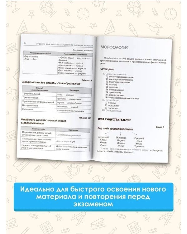 ОГЭ. Русский язык. Полный курс в таблицах и схемах для подготовки к ОГЭ