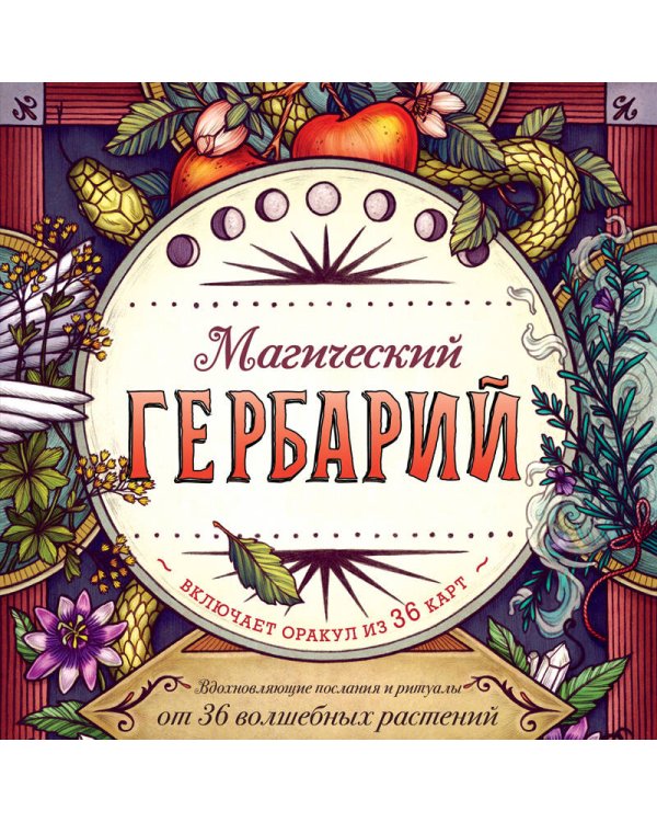 Магический гербарий. Вдохновляющие послания и ритуалы от 36 волшебных растений (книга-оракул и 36 карт для гадания)