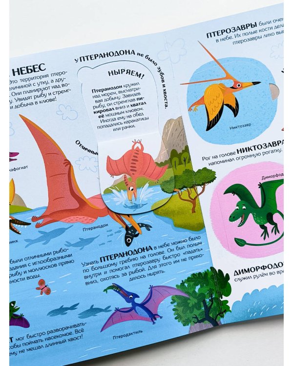 Книжка с окошками. Секреты динозавров