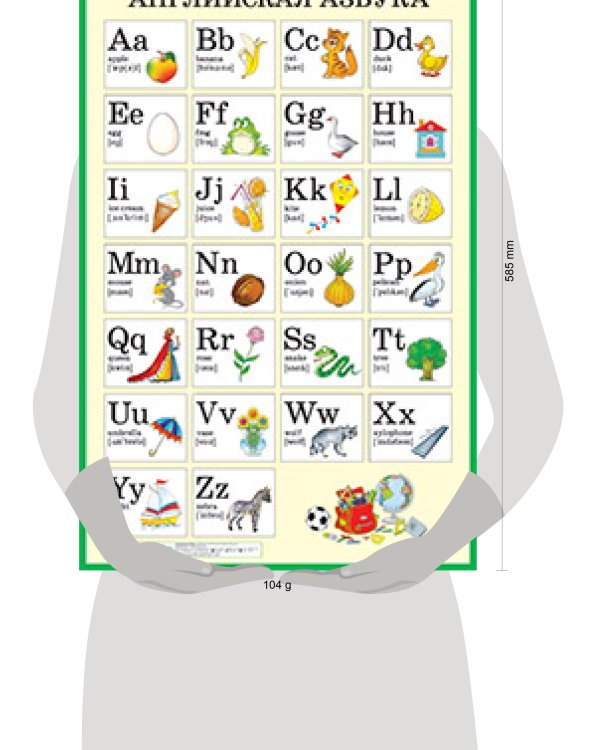 Английская азбука. Наглядное пособие