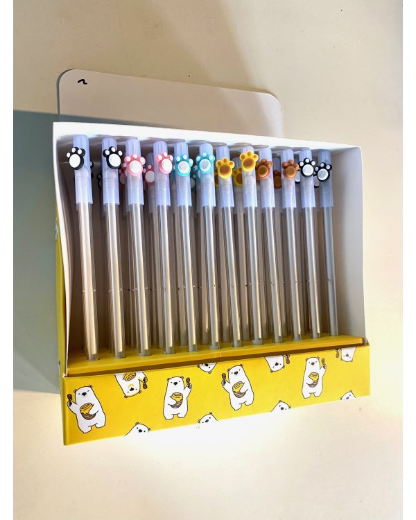 Медвежья лапка. Фигурная ручка (гелевая)