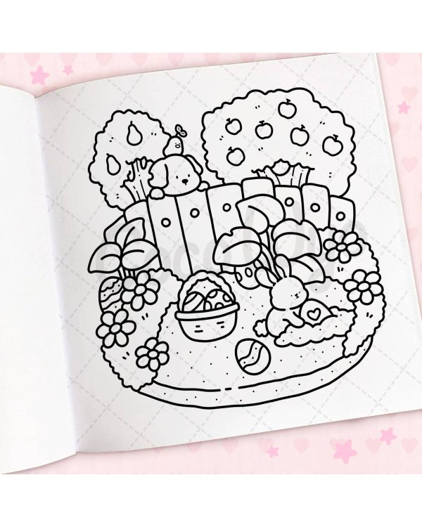 Cozy Cuties (Coco Wyo) Уютные милашки. Раскраска (Коко Вайо) /Книги на английском языке