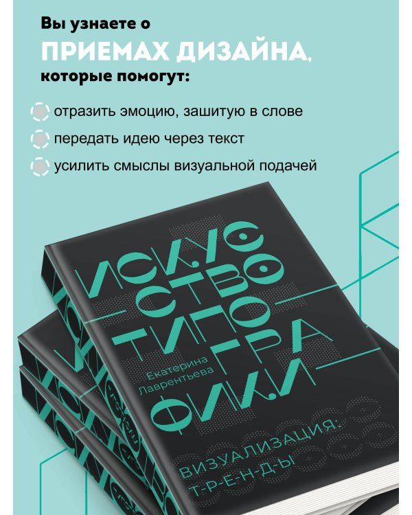 Искусство типографики. Визуализация: тренды.