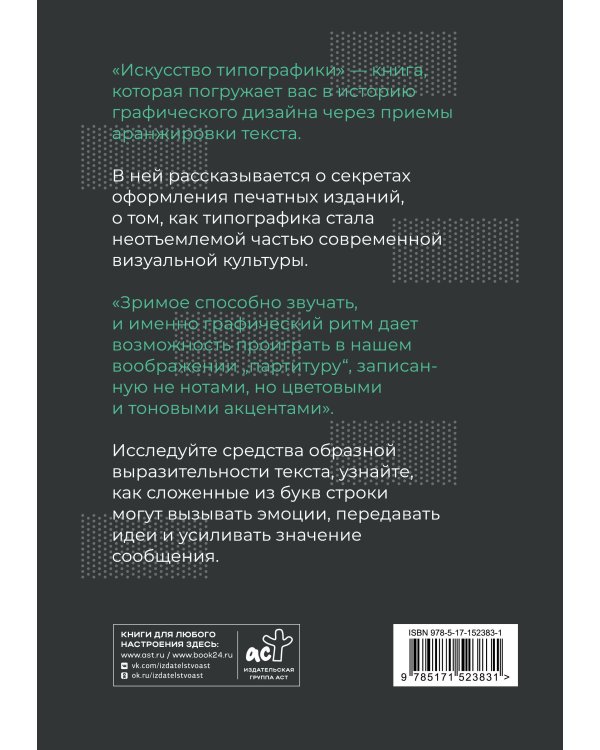 Искусство типографики. Визуализация: тренды.