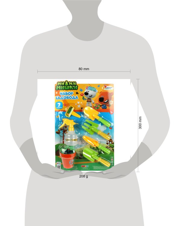 Набор инструментов Ми-ми-мишки блист.30*45,6*5см ИГРАЕМ ВМЕСТЕ в кор.2*24шт