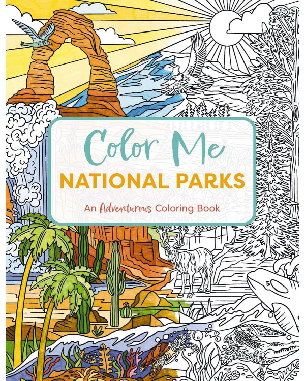 Color Me National Parks Раскрась меня Национальные парки раскраска /Книги на английском языке