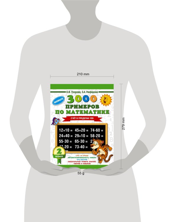3000 примеров по математике. 2 класс. Счет в пределах 100