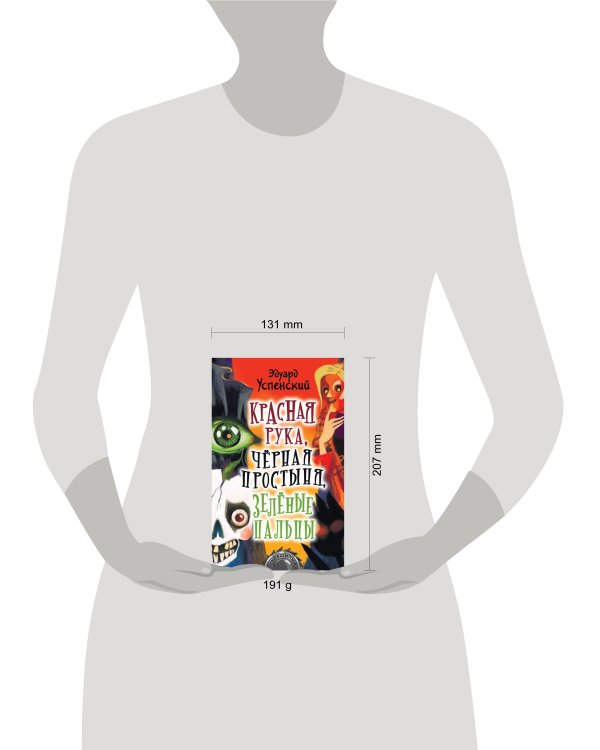 Красная рука, чёрная простыня, зелёные пальцы