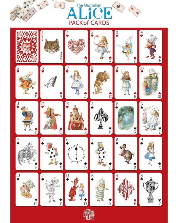 Macmillan Alice in Wonderland Pack of Cards (Lewis Carroll) Колода карт Алиса в Стране чудес (Льюис Кэролл) /Книги на английском языке