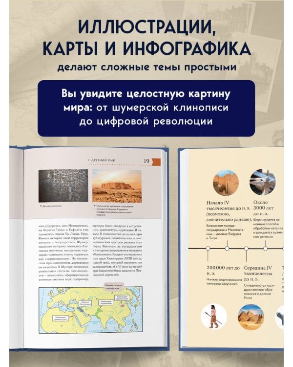 История мира. Визуальная энциклопедия в иллюстрациях, картах и инфографике