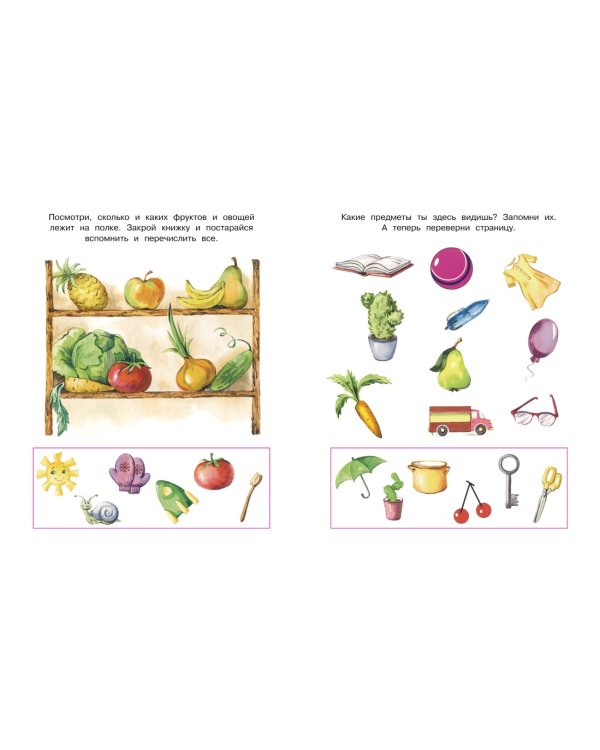 Запомни картинки (5-6 лет)