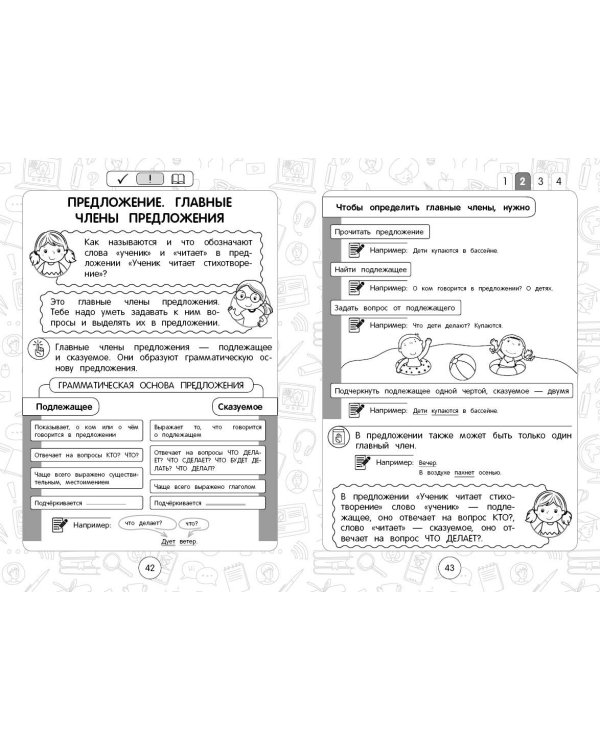 Русский язык: супернаглядный справочник. 1–4 классы