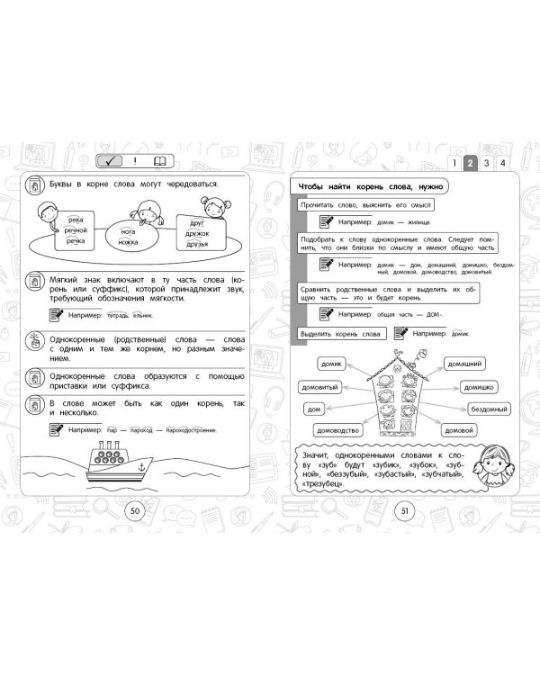 Русский язык: супернаглядный справочник. 1–4 классы